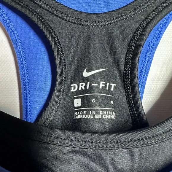 Dri-fit Blue and Yellow Size Large Built in Bra Nike - Picture 2 of 4